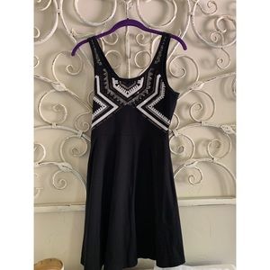 Express Black Skater Dress